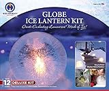 Wintercraft Globe Ice Lantern Deluxe Kit W/LED - Makes 12 Small/Large Globes Ice Lanterns | Includes 3 Reusable Balloon Shaping Freezing Base | Full Color Step-by-Step Instructions