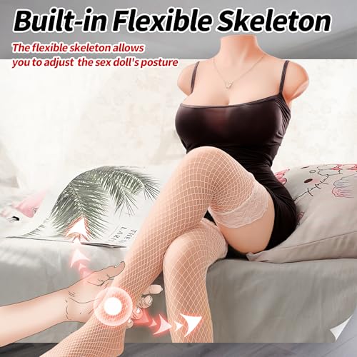 Image of Full Size Sex Dolls with Flexible Legs,Male Masturbator Adult Sex Toys for Men,11LB Life Size Sex Doll,Sex Leg Torso Love DollRealistic Body Features with Breasts, Vagina, Butt and Anal