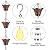 Adorafur Rain Chains for Downspouts Copper Rain Catcher Substitution Decorative Garden Rainwater Diverter Outdoor Home Decor 8 1/2 Feet Long