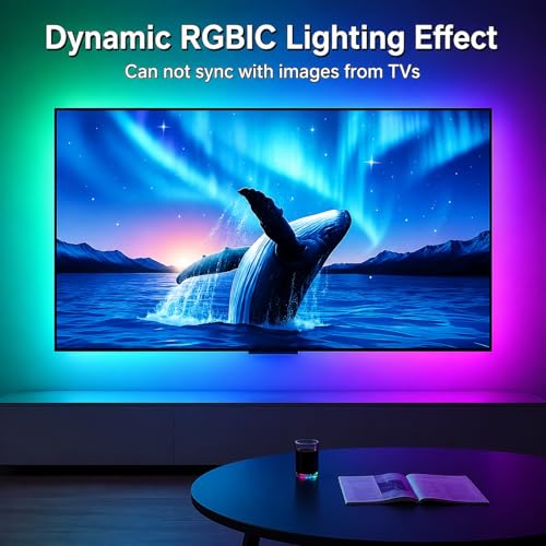 Tira LED RGB para TV 55-70 pulgadas con control y app miniatura 5