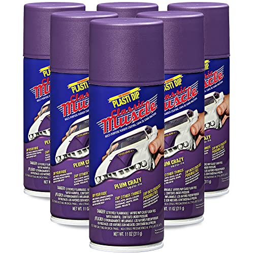 Plasti Dip Spray Plum Crazy Classic Muscle 11oz (6 Pack)