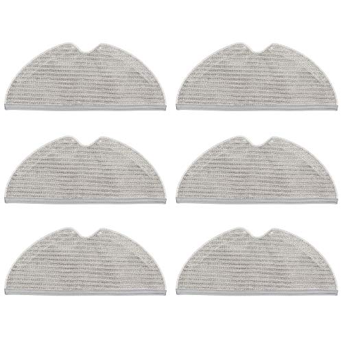 DingGreat 6 Pezzi Copertura Completa Panno di Ricambio Compatibile con Xiaomi Mijia 1C & Xiaomi Dreame F9 Robot Aspirapolvere