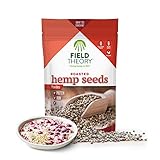 Field Theory Roasted Hemp Seeds, 8 oz; Plant-Based Protein, Omegas, Vegan, Keto, Paleo, Gluten Free