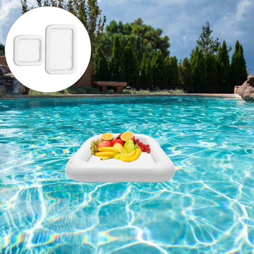 INOOMP Barra De Serviço De Gelo Inflável 2 Peças Buffet De Festa Na Piscina Refrigerador De Bebidas