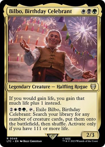 Bilbo, Birthday Celebrant MTG