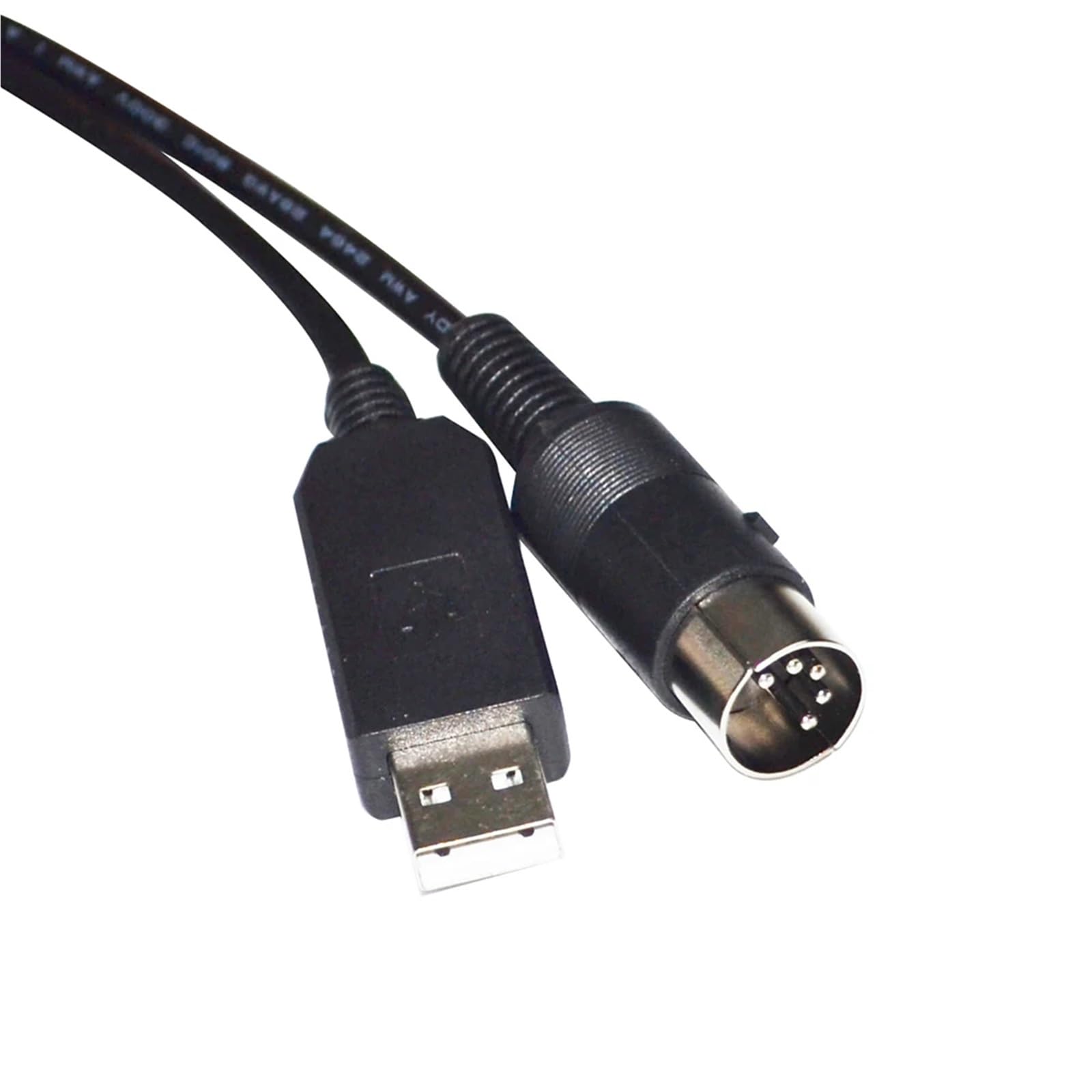 Adaptateur USB vers DIN 5 Broches mâle FT232RL, câble de Communication série RS232 for balances HZF/PTF/DTF/HZT/PTT/DTT vers PC(3 Metre)