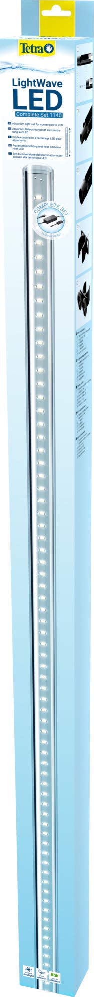 Tetra LightWave Set 1140 Éclairage LED Aquarium | Kit éclairage LED | Lumière naturelle | Favorise croissance des plantes | Installation facile
