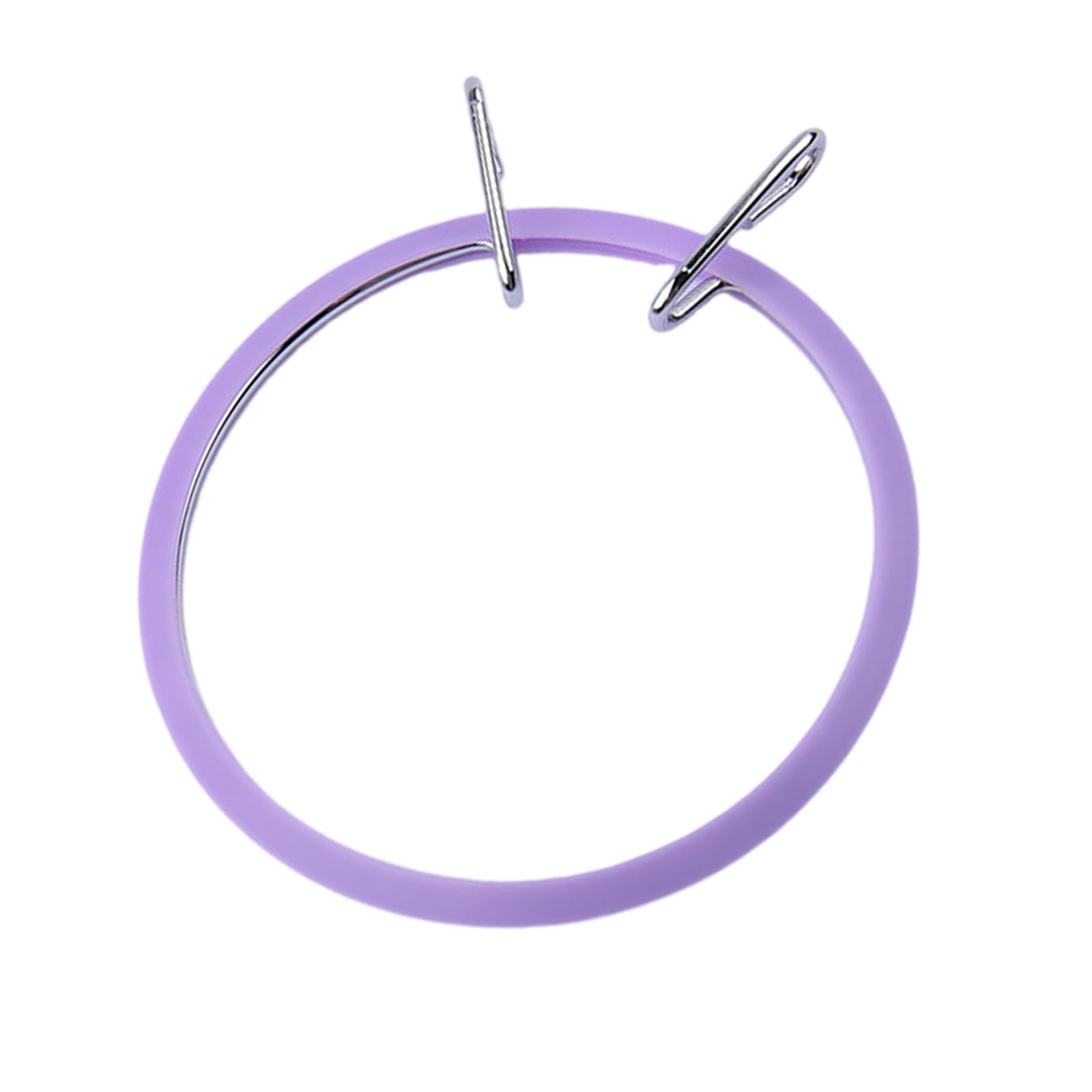 Jazuaiao Metal Embroidery Hoop Adjustable Embroidery Frame Easy to Use Crosses Stitching Frame for Craft Project Adjustable Crosses Stitching Hoop