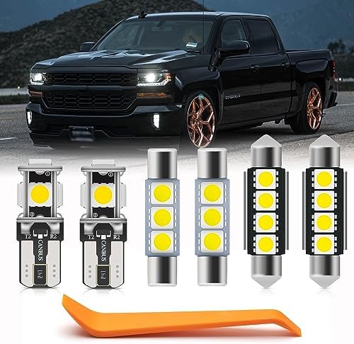 22pc Super Bright 6000K White LED Interior Light Kit For Land Rover Discovery 4 / LR4 (2009-2016)