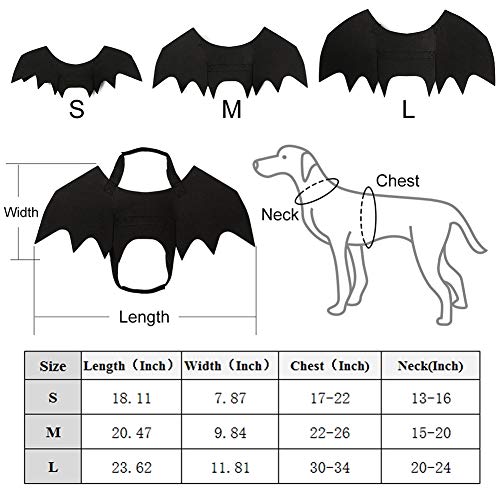 Ehdching Cat Costume Halloween Pet Bat Wings Cat Dog Bat Costume #TOP3