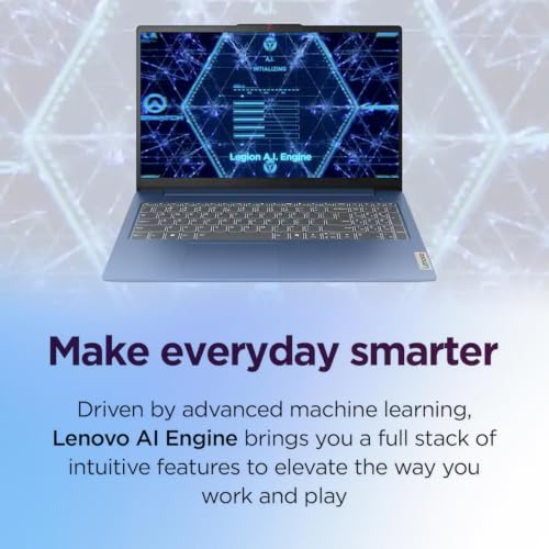 Image of Lenovo 15.6 inch FHD Laptop, Intel N150, 8GB RAM, 384GB Storage, Intel Graphics