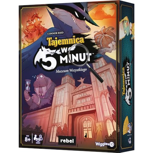 Rebel | Geheimnis in 5 Minuten | Brettspiel | Familie | Deduktiv | Alter 8+ | 1-6 Spieler | Spielzeit ca. 5 Min.