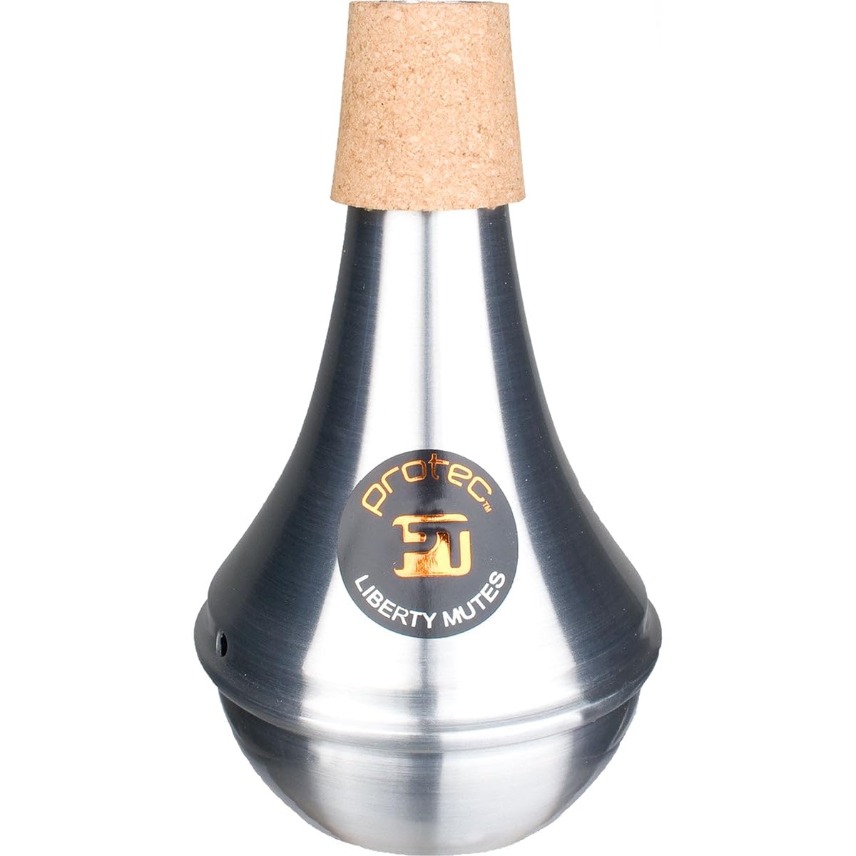 Protec Liberty Practice Trumpet Mute, Aluminum, Silver (ML201)