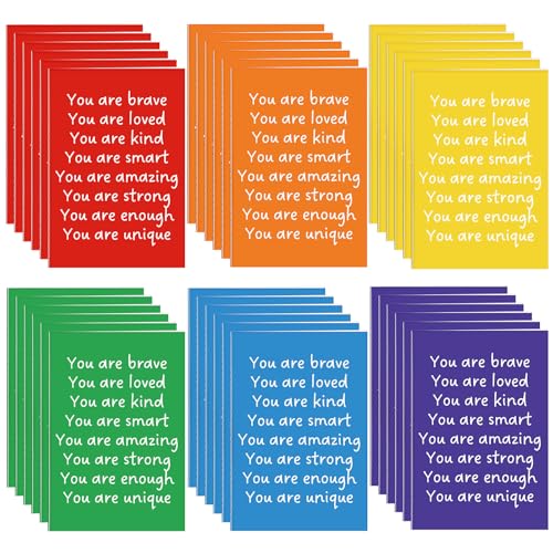 Image of Spakon 96 Pcs Back to School Gifts for Students Bulk Mini Inspirational Notebooks Small Journal Pocket Positive Affirmation Motivational Notepad First Day of School Gifts for Teacher (Rainbow)