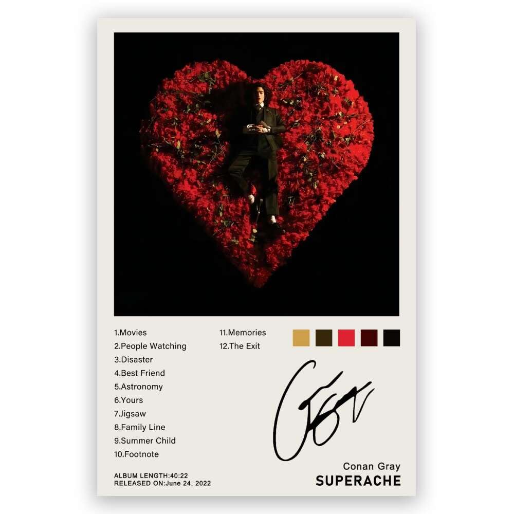 Amazon.com: RXlinquial Superache Albums Poster Conans% Posters