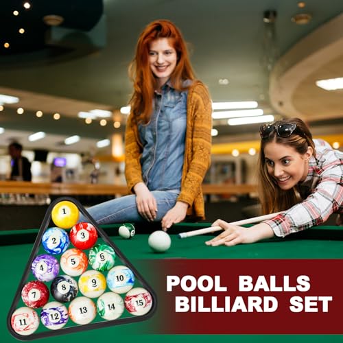 Accessoires de table de billard avec triangle et craies de queue Outus lot de 71 pièces - 7