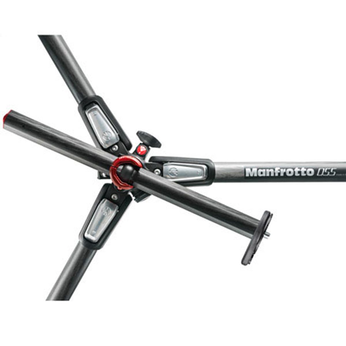 Manfrotto MT055CXPRO3 Treppiede a 3 Sezioni in Carbonio, Nero