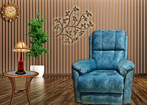 Image of Lofty Dreams Elegant Recliner Sofa 1 Seater - Supreme Comfort, Durable Manual Recliner Chair Design, and 5-Year Warranty for Reliability