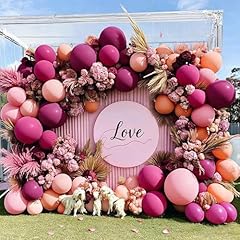 Hot Pink Peach Pastel Orange