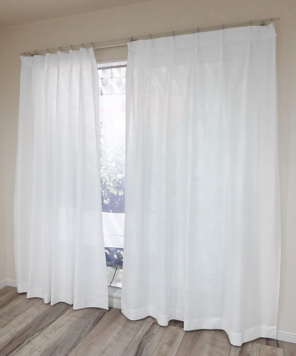 Amazon｜[カエイレース] ミラー レースカーテン 2枚組 【 日本製 144