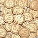 Yoption Letter Wax Seal Stickers, 50 Pcs Light Gold Initial L Self- Adhesive Wax Stickers, Perfect for Wedding Christmas Birthday Party Gift Wrapping