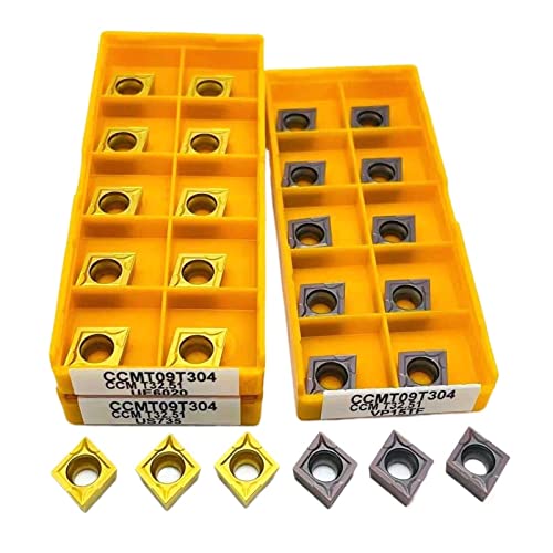 Fresa para torneado CNC CCMT09T308 US735 20 piezas miniatura 1