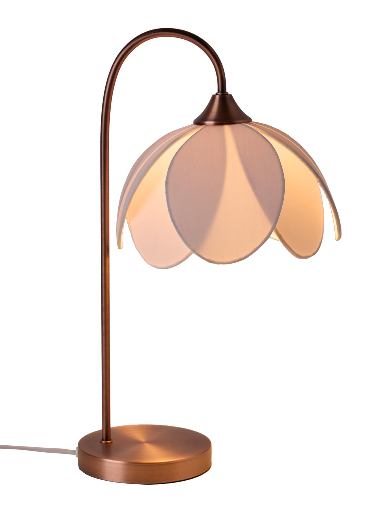 VERTBAUDET Lampe À Poser Abat-Jour Fleur Pied Métal Enfant beige TU