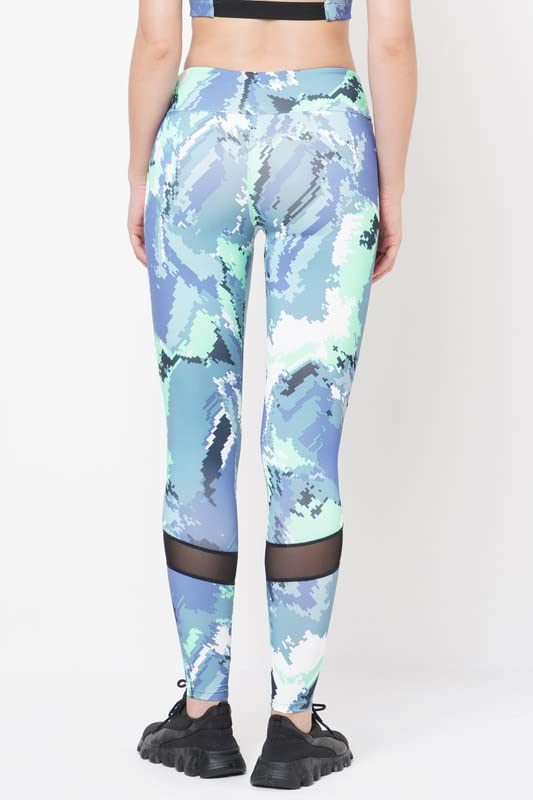 Image of Women's JUST-Dry 7 /8 DIGI CAMO Printed MESH Tights