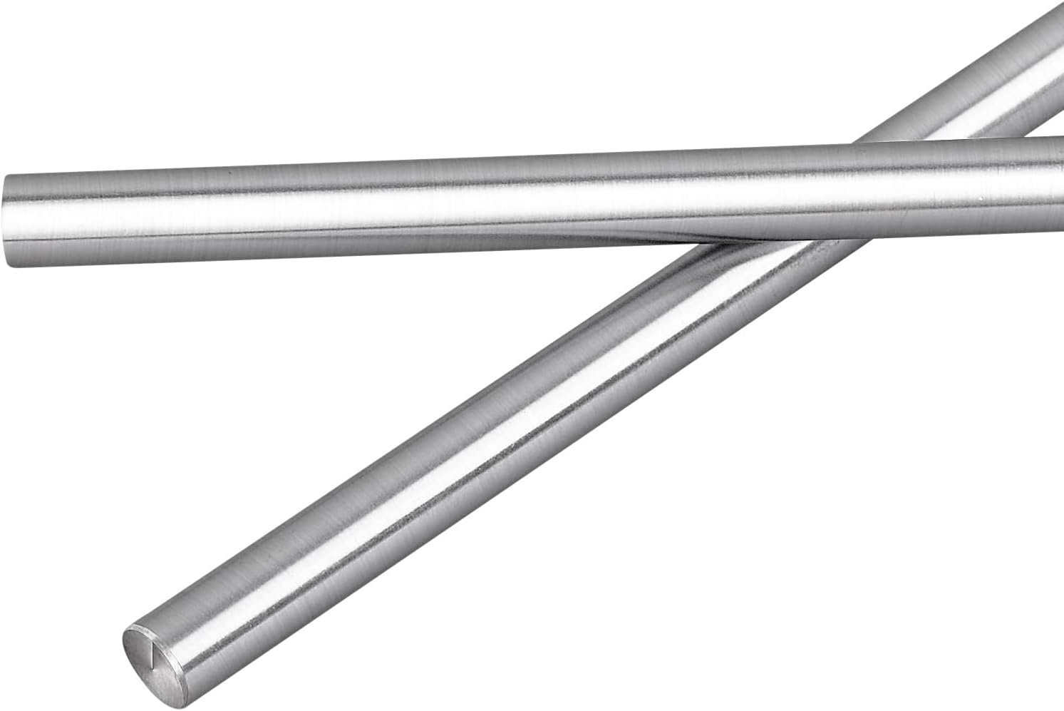 Linear Rod 2pcs 8mm x 350mm Linear Motion Rod Shaft Guide,8mm Diameter Hardened Rod Chrome Plated Straight Bearing