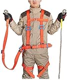 Spezielles Design: Kreuzgurt, Sicherheitsschnalle an der Brust, gleichmäßige und bequeme Passform, effektiverer Körperschutz bei einem Sturz. Sling verstellbar für eine Vielzahl von Menschen ..