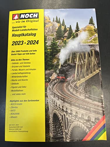 NOCH® Katalog 2023/2024 Deutsch, Modellbau Katalog für Modellbahn-Fans,...