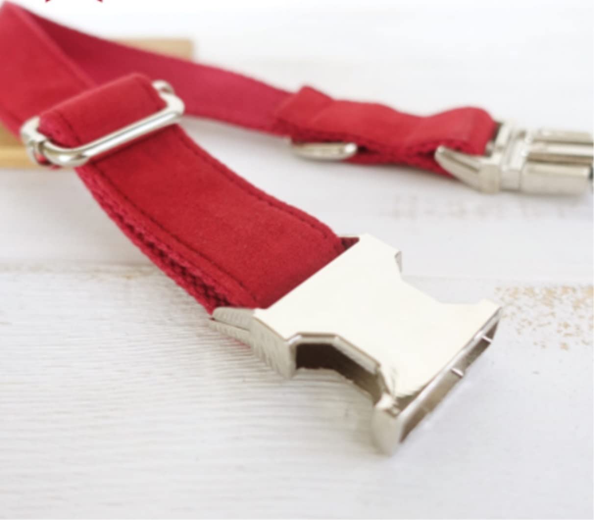 Guinzaglio per Cani Guinzaglio Per Collare Per Cani Regolabile In Poliestere Collare Per Collana Confortevole Forniture Per Animali Collare Per Cani Morbido Guinzaglio Addestramento (Color : Rot, Si