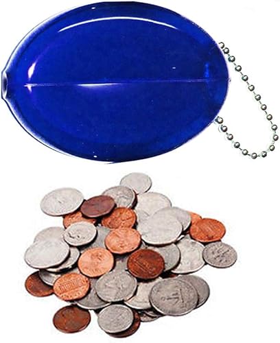 Miniatura 3 de Monedero ovalado hecho en Estados Unidos, 5 monederos nuevos en colores populares