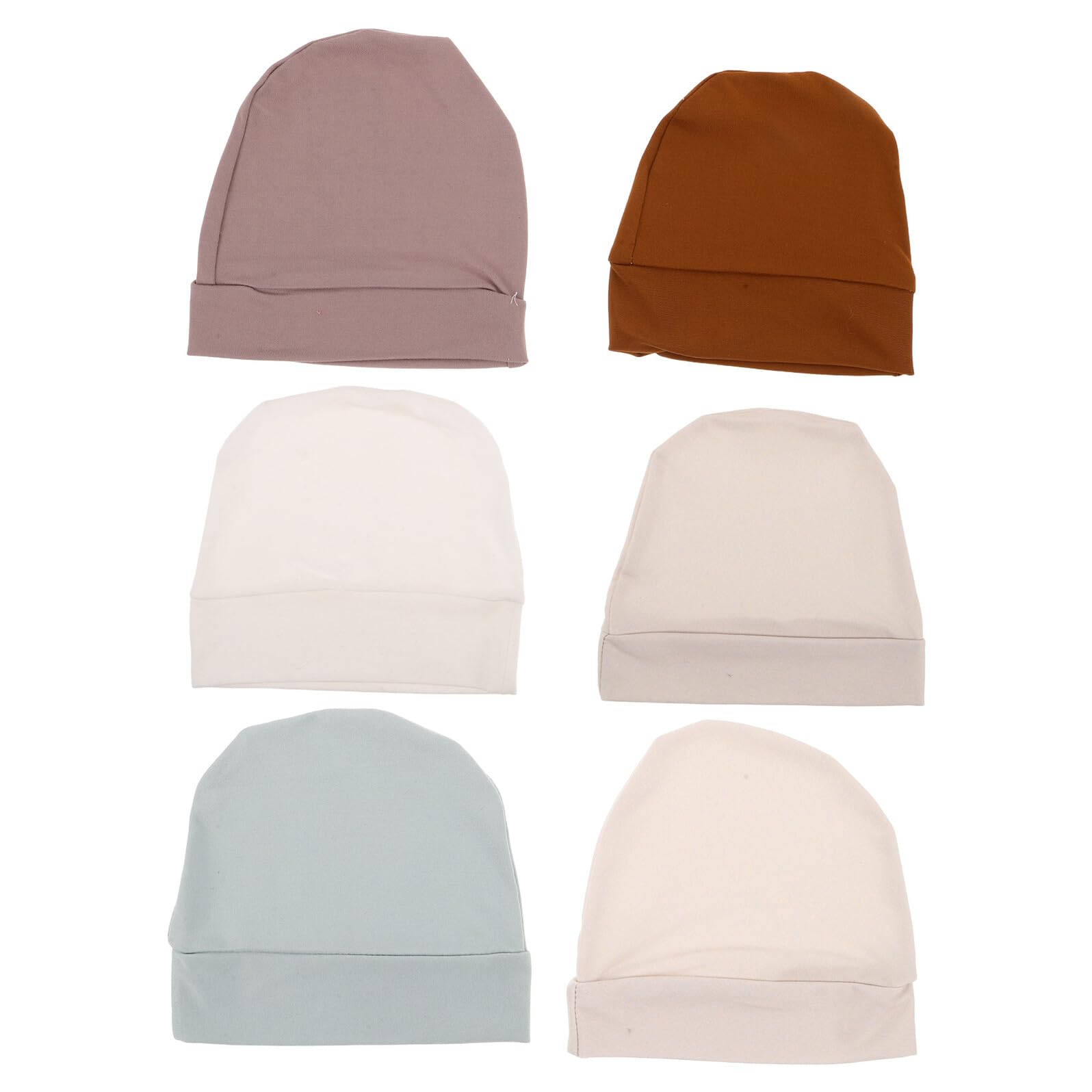 Gorros de algodón para bebés: 6 piezas suaves y cómodas para la primera puesta en el hospital. 8