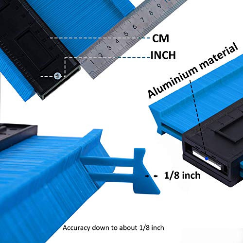 Régua de medição de calibre de contorno duplicador de perfil, contorno da régua, duplicador de perfi