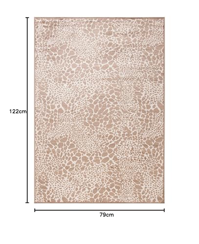 Safavieh Animal Print Indoor Woven Rectangle Area Rug, Atlas Collection, ATL985, in Camel/Stone - Image 2