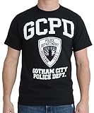 Batman Gotham City Police Department GCPD T-shirt - Black (Large)