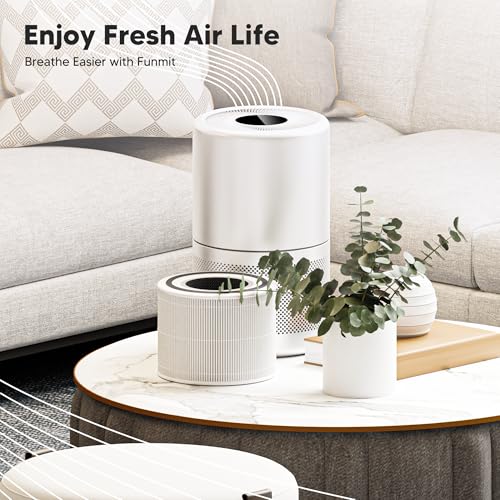 Image of Core 300 Replacement Filter for LEVOIT Core 300 Core 300S Core 300-P Core 300S-P Air Purifier for Home Bedroom, 3-in-1 High Efficiency and Activated Carbon Filter, Part # Core 300-RF, 2 Pack, White