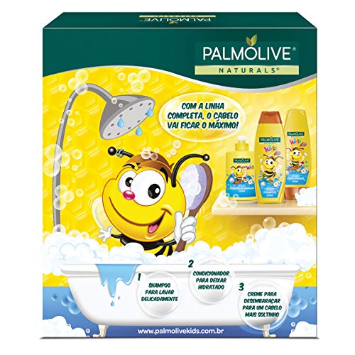 Palmolive Shampoo E Condicionador Naturals Kids Todo Tipo De Cabelo 350Ml Promo Leve 2 Shampoos + 1