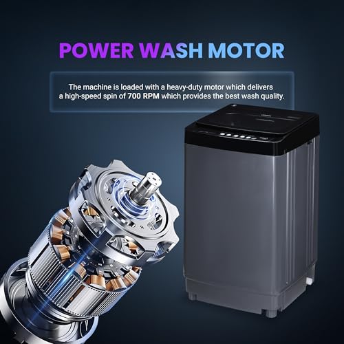 Image of Onida 7 Kg 5 Star Fully Autmatic Top Loading Washing Machine (T70CBG, Black)