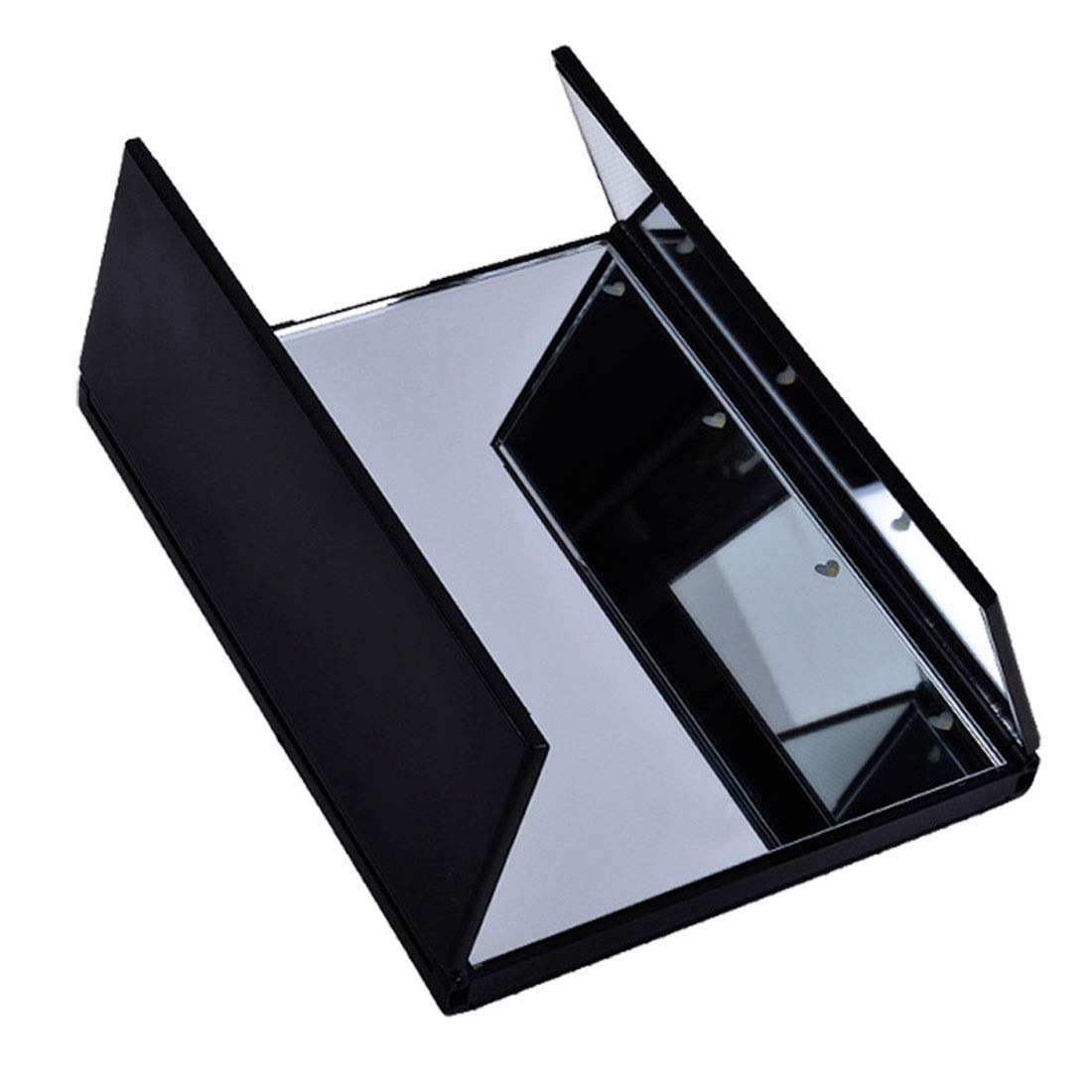 Specchio for il trucco luminoso a LED, specchio da tavolo pieghevole a tre lati con 8 luci a, for cosmetico