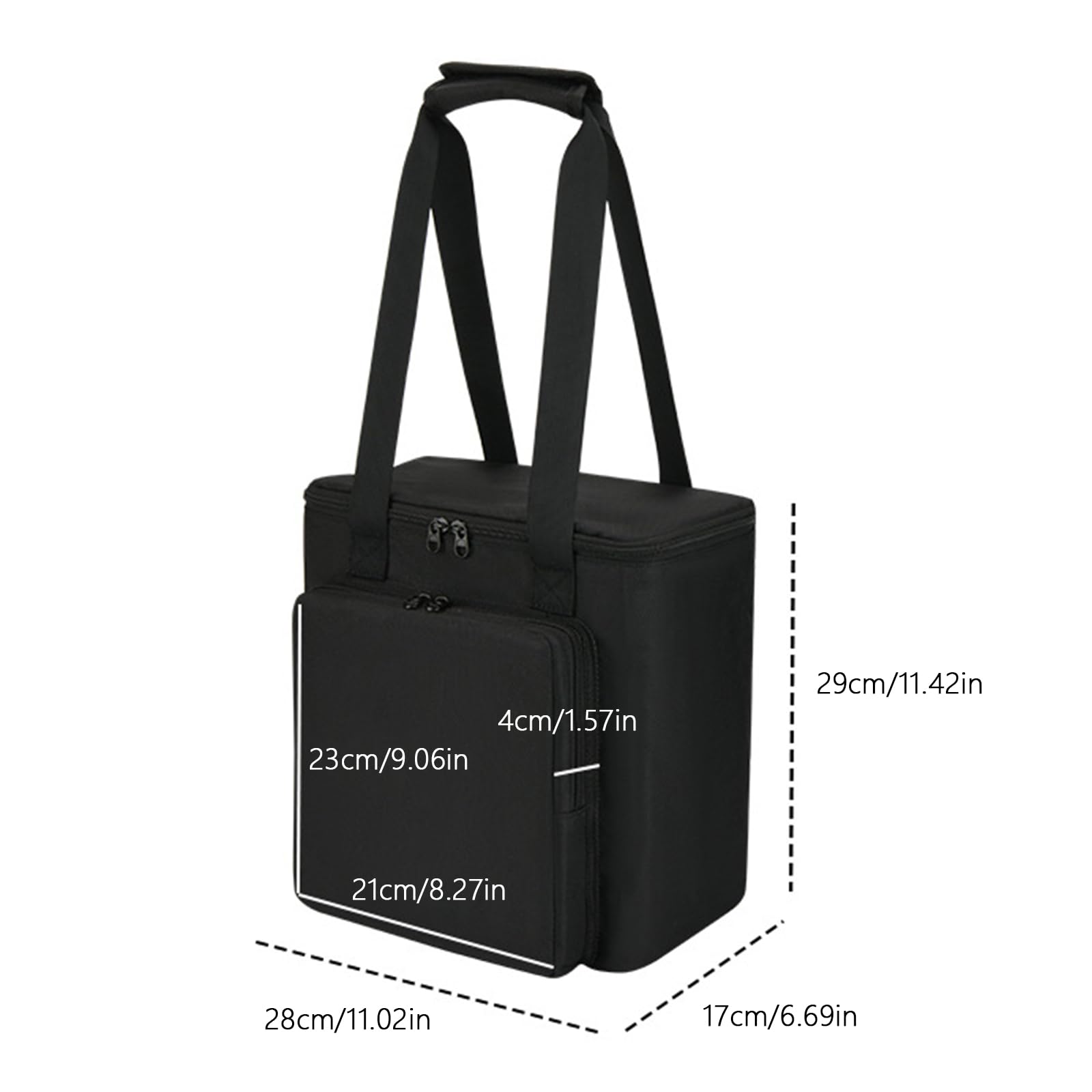 Tragbare Gitarren-Verstärker-Tasche für 10G mit zwei Tragegurten und Schulter, Farbe 1, 29x28x17cm