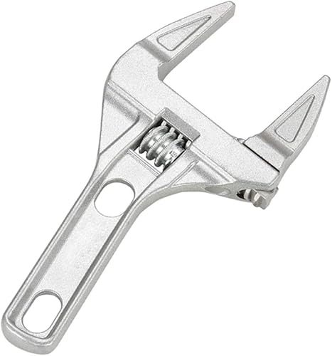 Llaves ajustables de mandíbula ancha de 0.236-2.677 in, mango de llave de baño para fontanero de cambio ultrafino para reparación de muebles de
