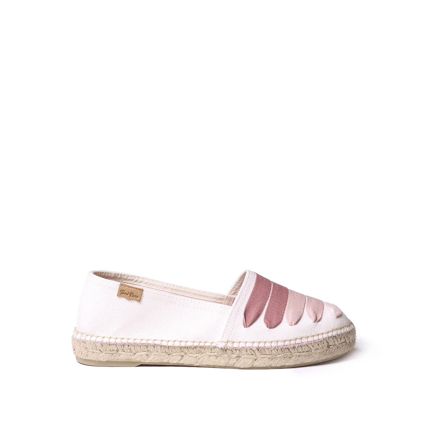 TONI PONS Alpargata para Mujer en Tejido de algodón - Rose - Rosa, 37 EU