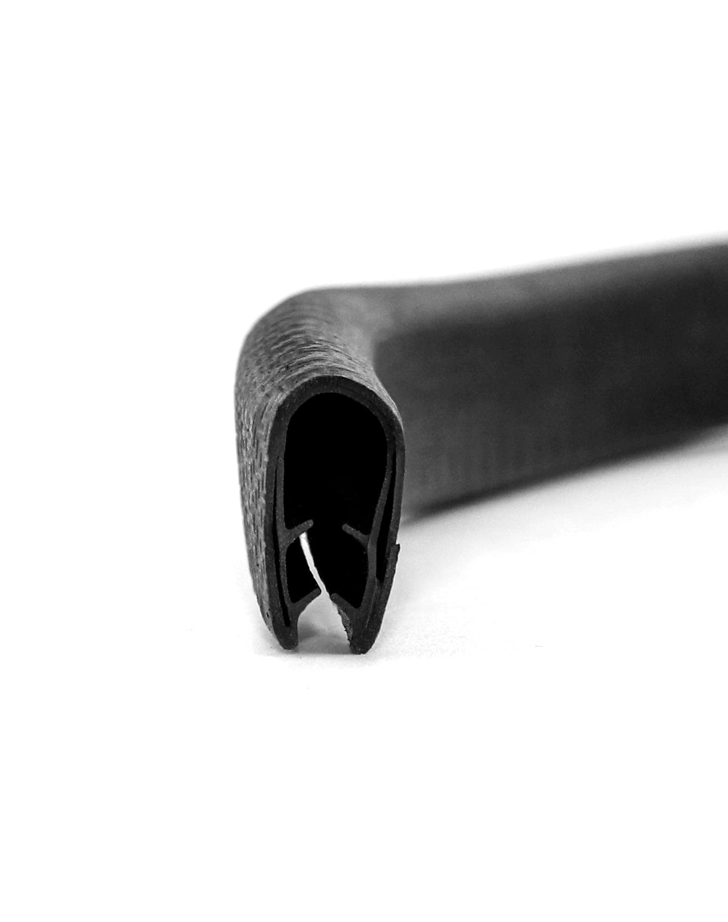QWORK 9 m EPDM-Gummidichtungsstreifen, passend für Kanten von 0,6 cm bis 0,3 cm.