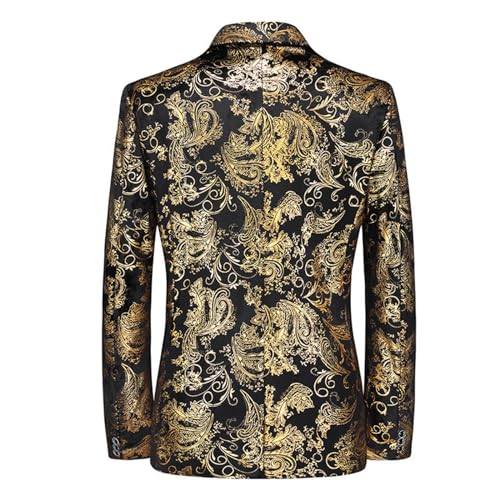 Men's Dress Floral Suit Notched Lapel Stylish Blazer Suit Blazer Suit Jacket Dinner Party Prom Wedding Stylish Tuxedo3