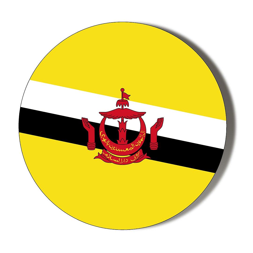 Gift Insanity Multi Brunei 10 X 49Mm Vinyl Stickers Pack Of 10