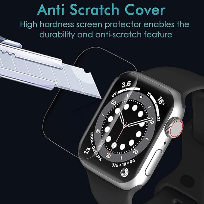 Image of BLACKSHEEP 2 Pack Membrane For Apple Watch Series 10 / Series 11 - 42mm Full Screen Coverage Flexible Watch Screen Protector with Easy Installation Kit