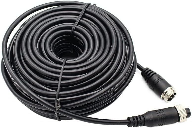 1Pc 4-Pin Extension Cable 10M /15M /20M Aviation Extension Video Cable Four Core Video Premium Cable Car Aviation Accessories (Color : 20M)