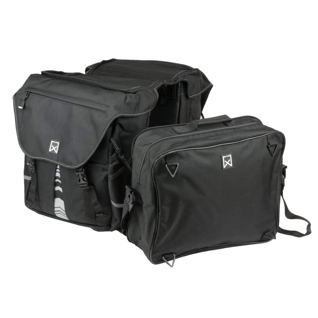 Willex Doppelte Gepäckträgertasche XL 1200 mit Oberfach